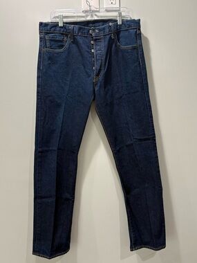 Levi's 501 Dark Indigo Straight Leg Jeans